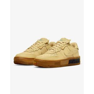NIKE AIR FORCE 1 FONTANKA SESAME WOMEN'S SIZE 9 NEW WITH BOX (no box top)